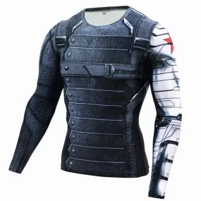 3D Winter Soldier Avengers T Shirts