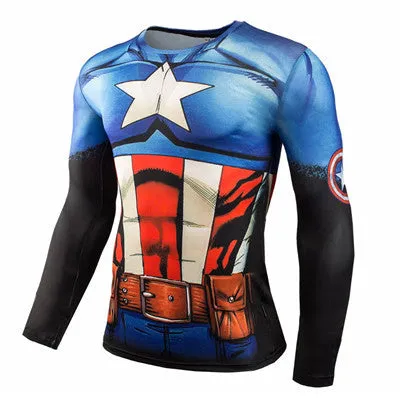 3D Winter Soldier Avengers T Shirts