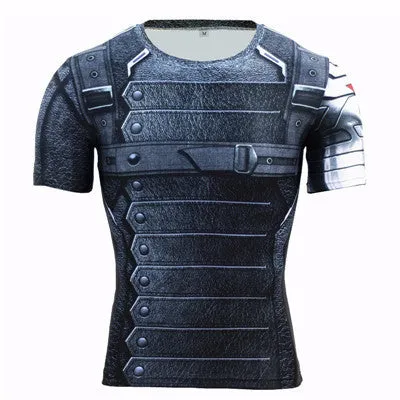 3D Winter Soldier Avengers T Shirts