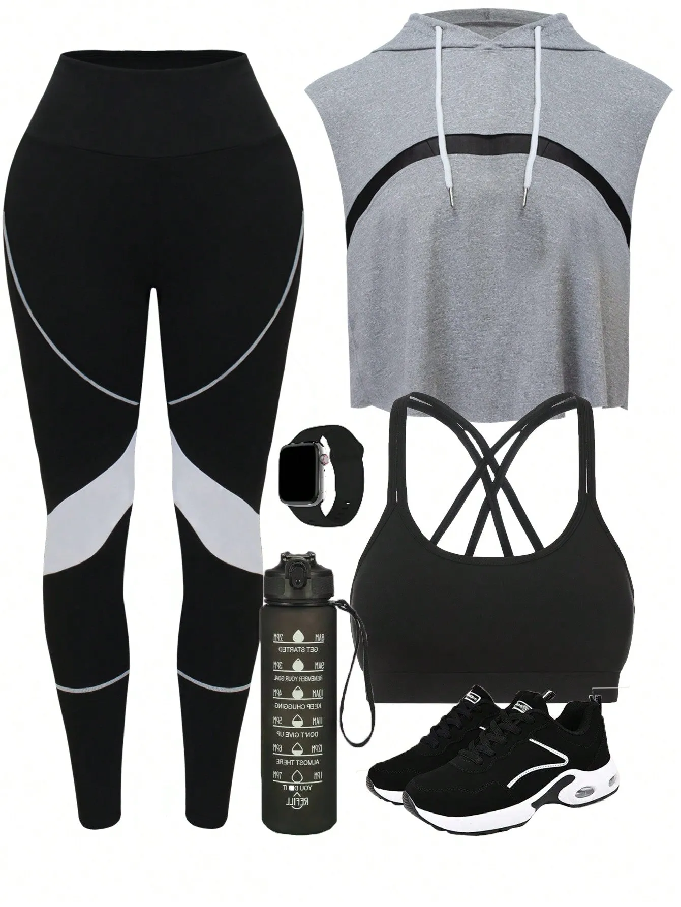 3pcs Criss Cross Sports Set