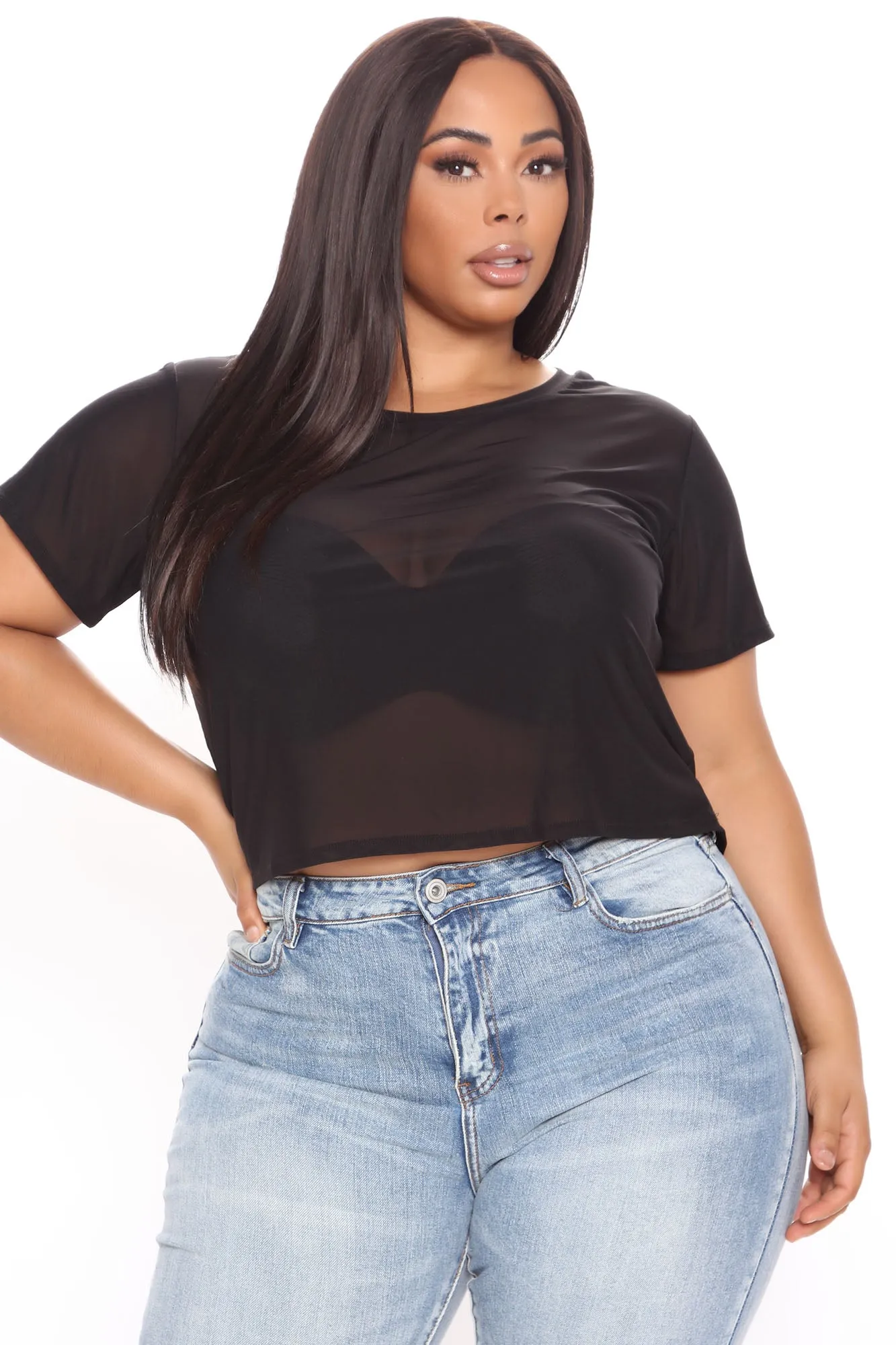 A Little Bit Of Monica Top - Black