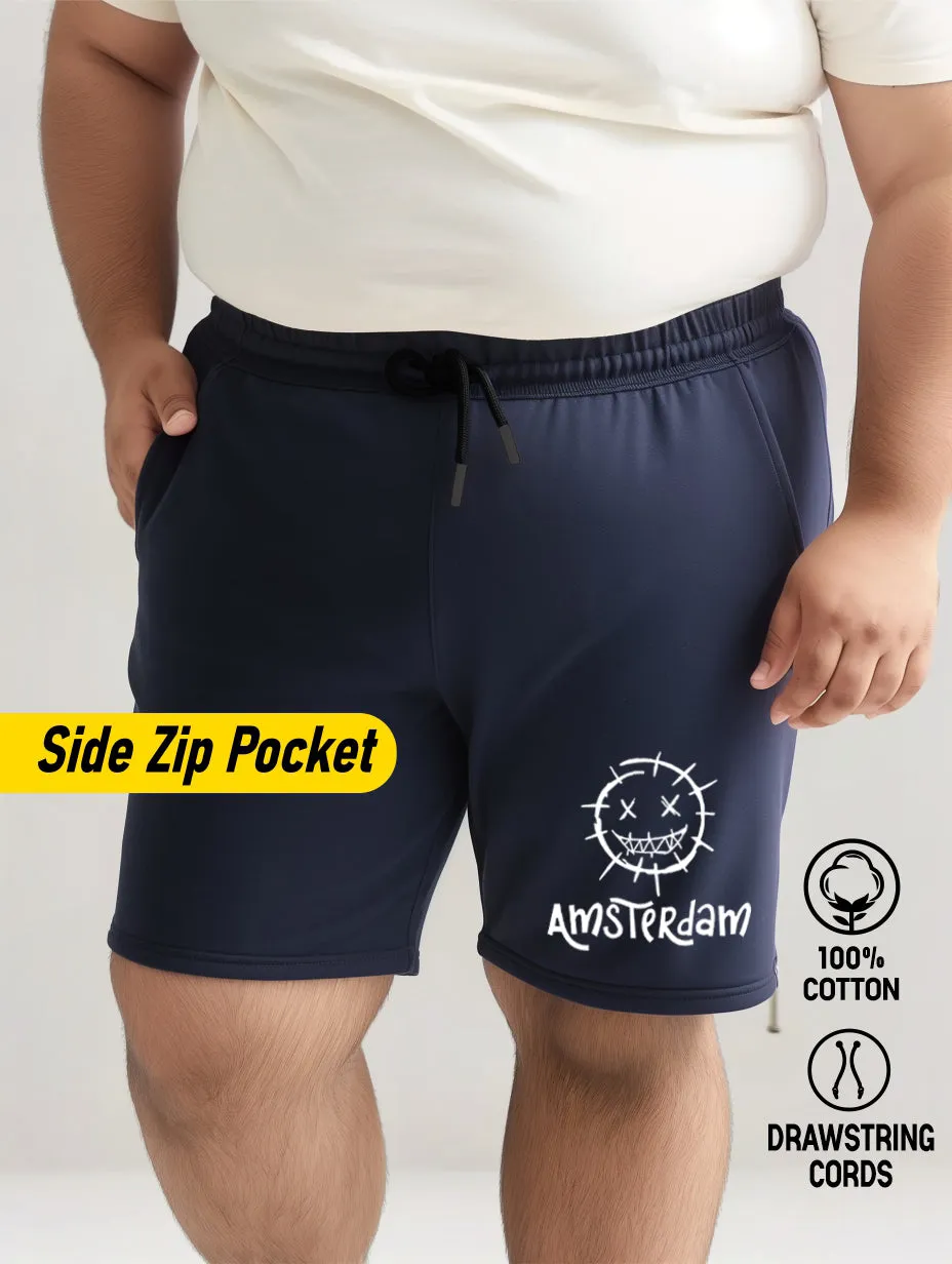 Amsterdam Cotton Plus Size Shorts