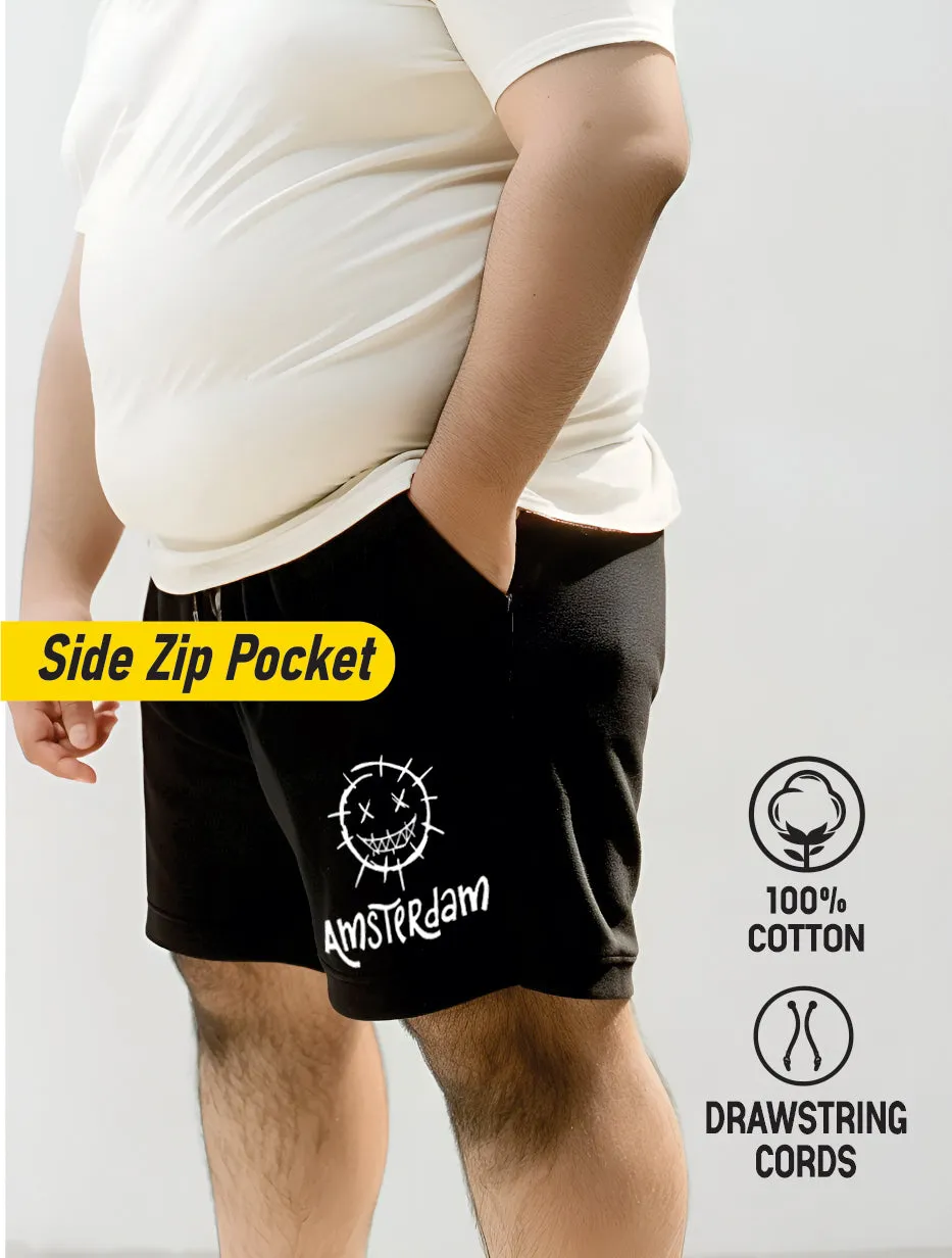 Amsterdam Cotton Plus Size Shorts