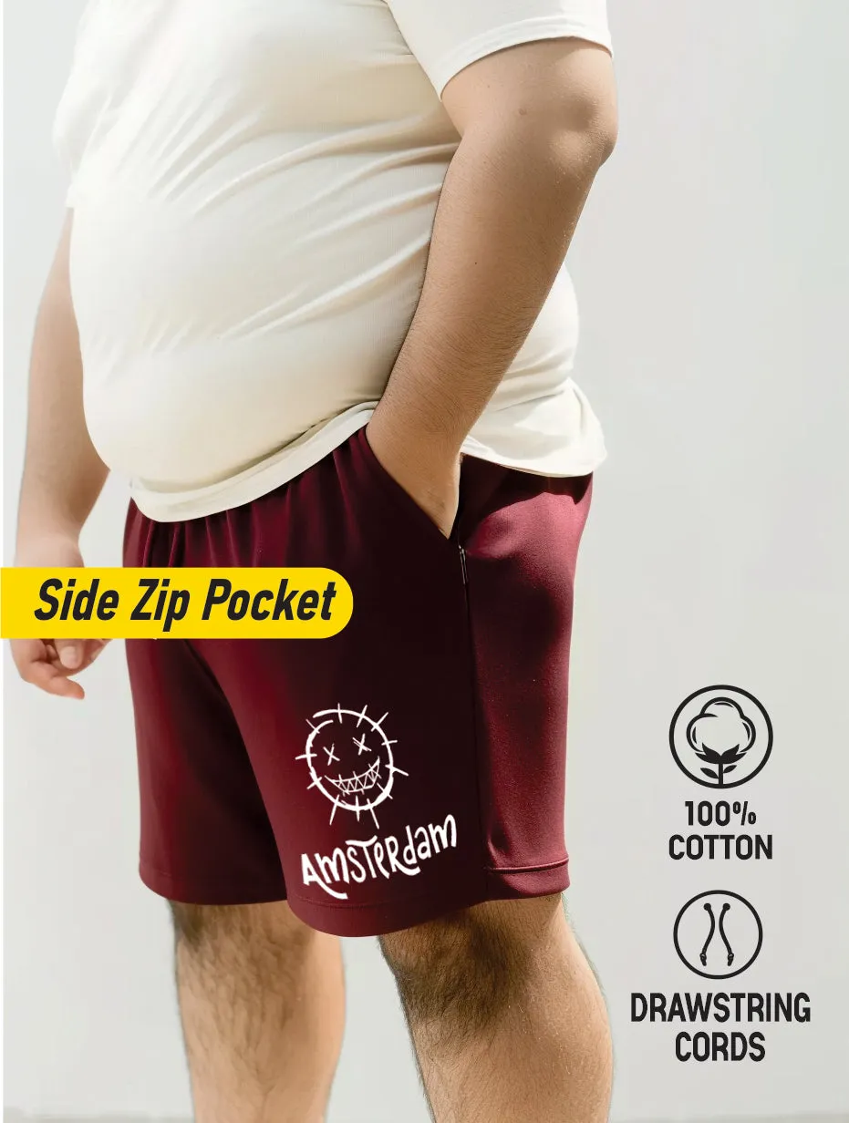 Amsterdam Cotton Plus Size Shorts