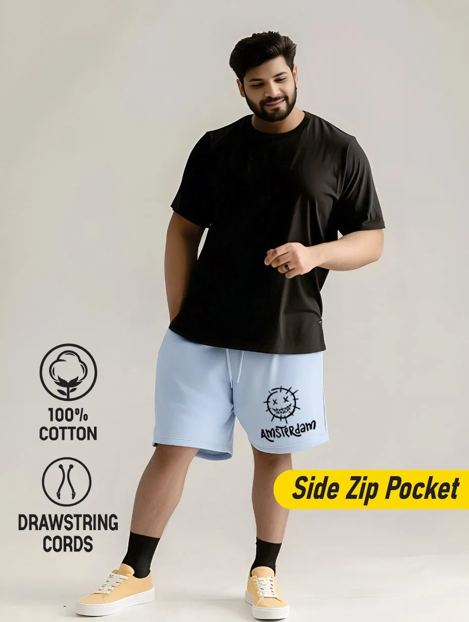 Amsterdam Cotton Plus Size Shorts