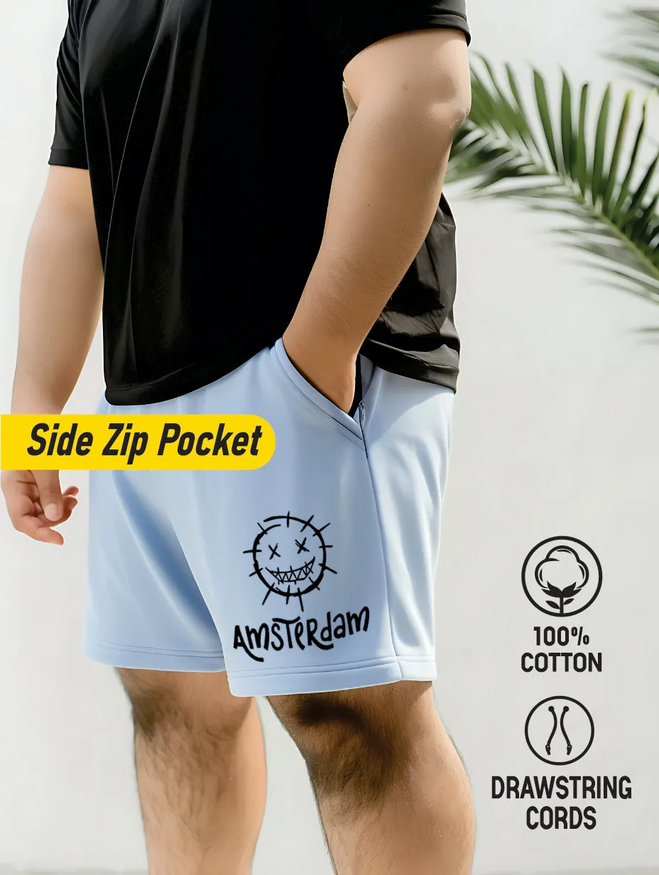 Amsterdam Cotton Plus Size Shorts