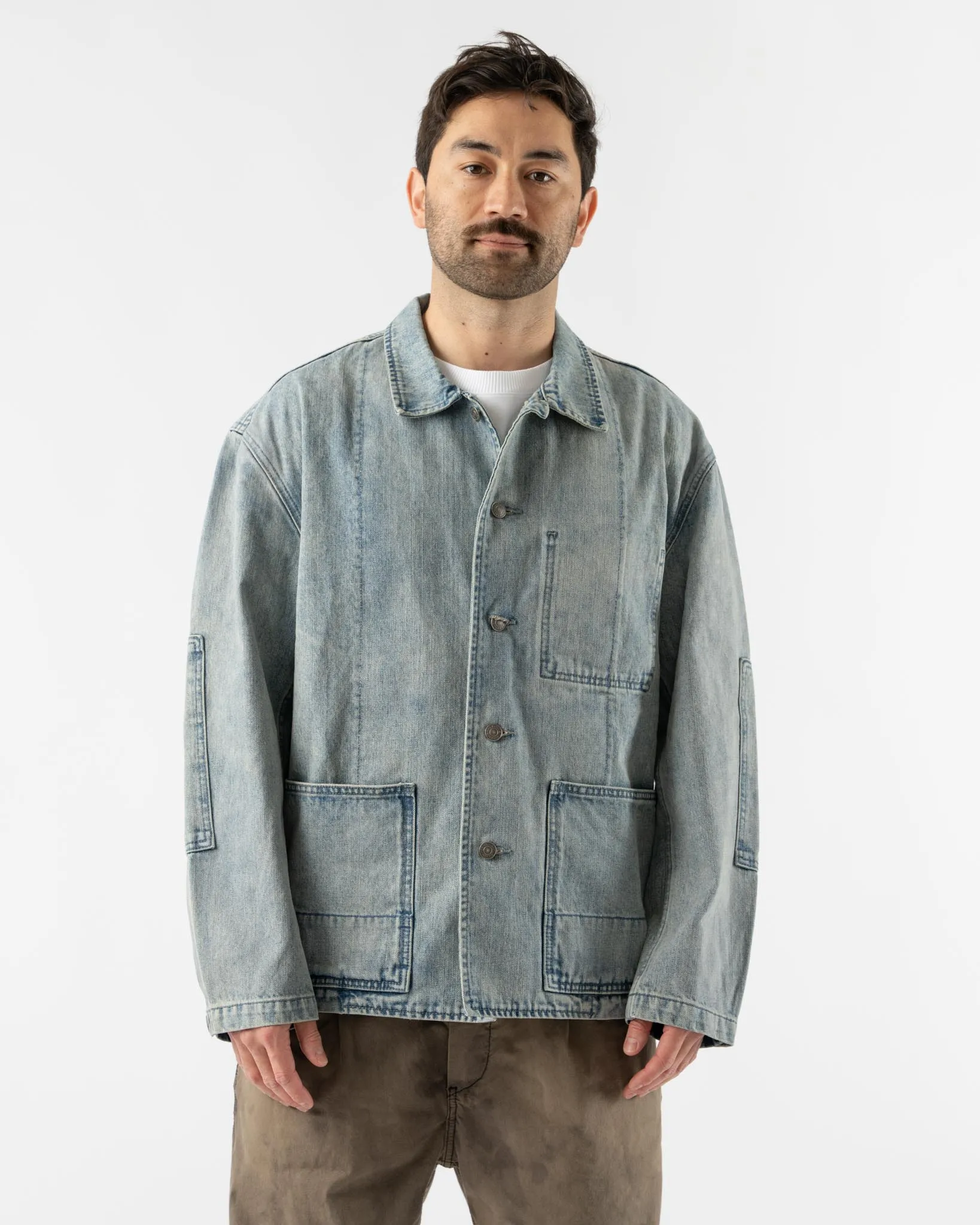 Applied Art Forms BM1-5 Denim Chore Jacket