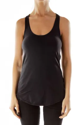 Black Yoga Sports Top