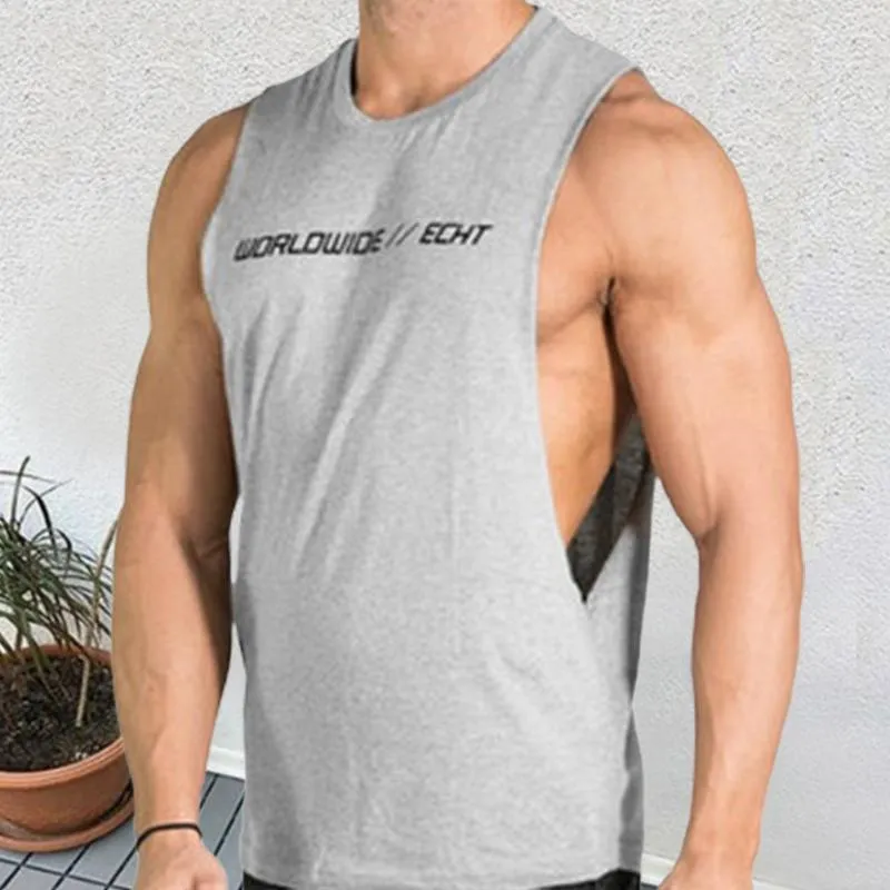 Breathable Slim Leisure Sports Vest Men's Tops