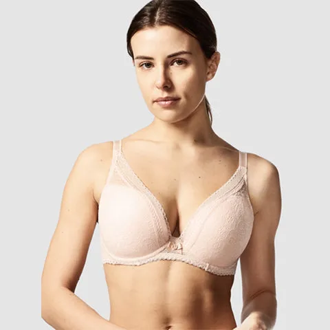 Chantelle Festivite UW Plunge T Shirt Bra Golden Beige