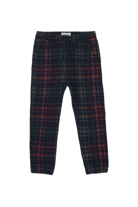 CONOR Khaki Checkers - Loose Fit Sweatpants