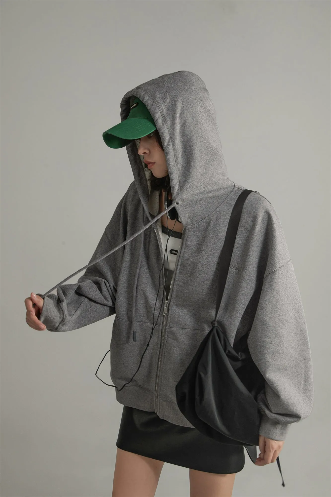 Daily Two-Way Zip-Up Hoodie