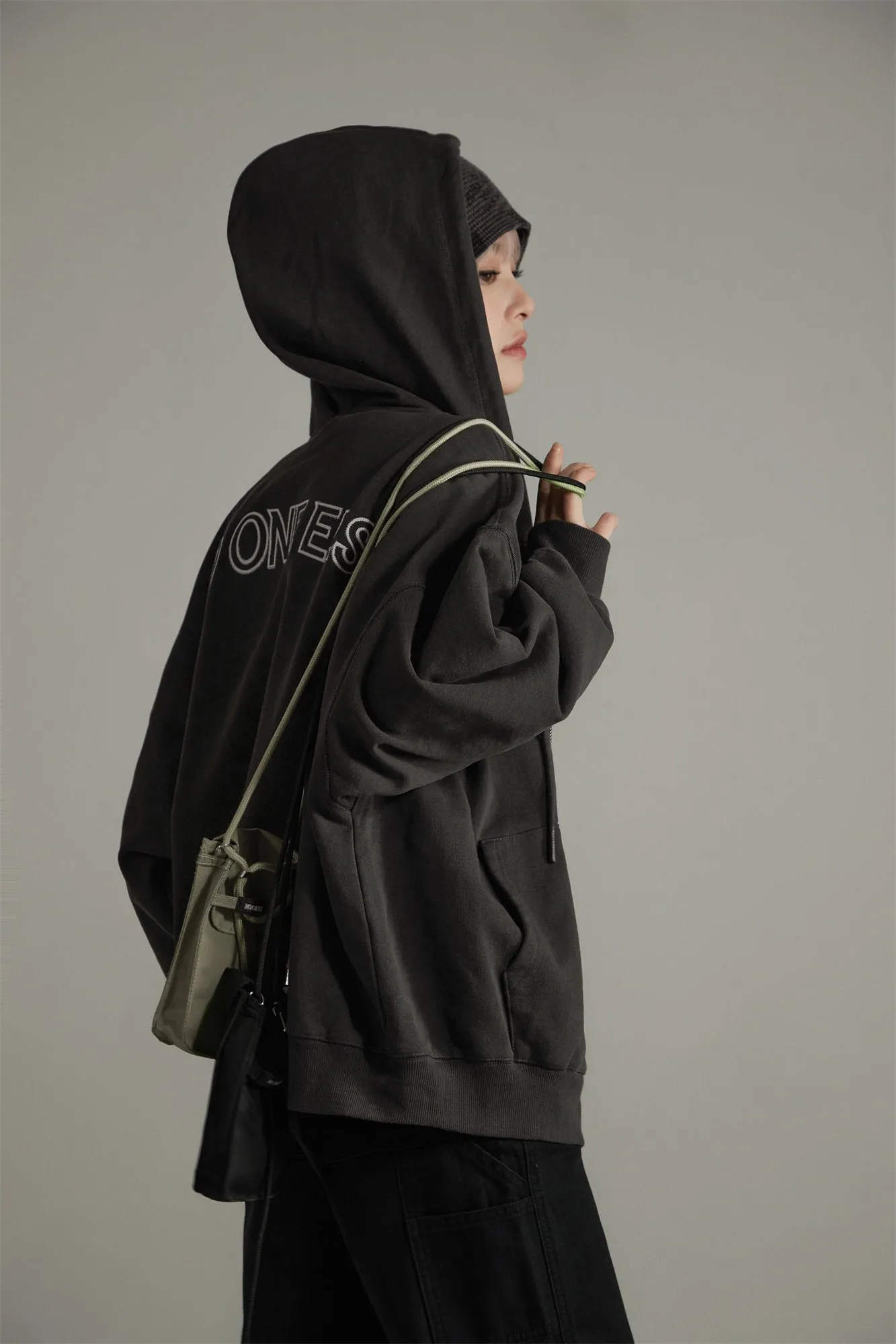 Daily Two-Way Zip-Up Hoodie