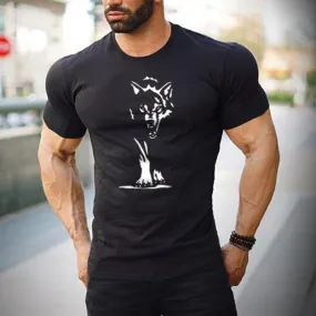 Fitness Cotton Sports Men's Tops