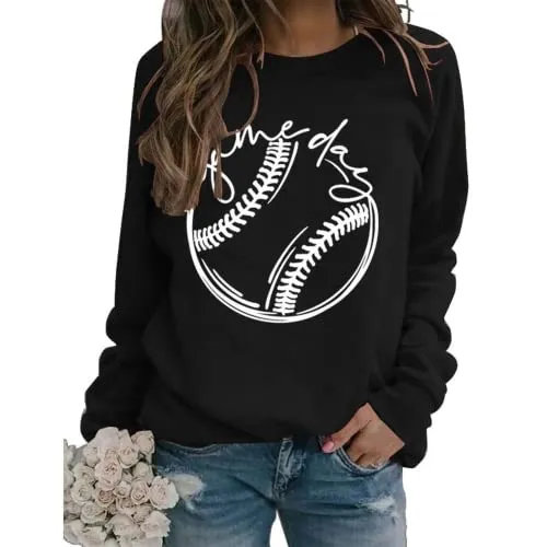 Football Game Day Sweatshirt for Women Football Fan Game Day Shirt