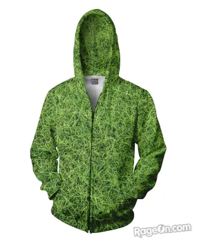 Grass Zip-Up Hoodie