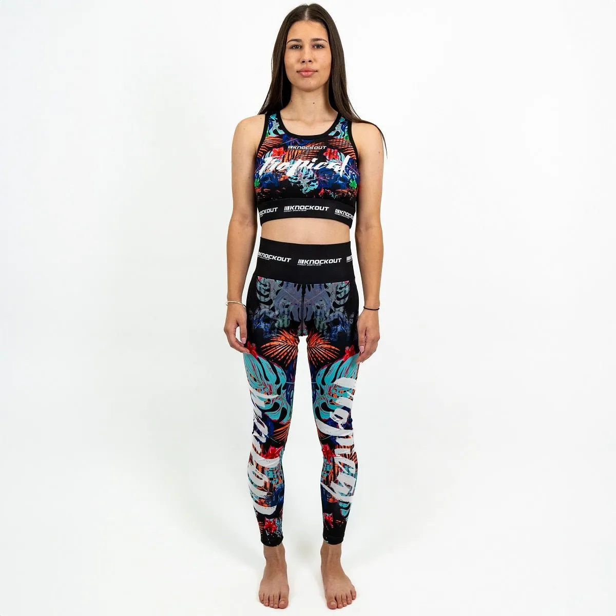 Knockout Tropical Compression Pants