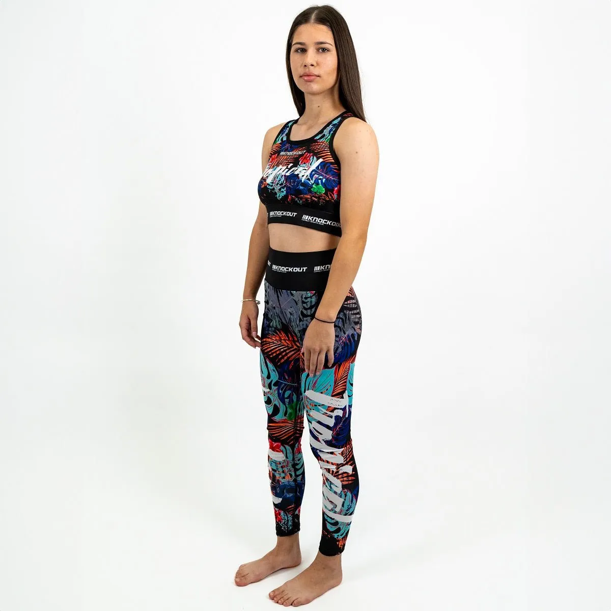 Knockout Tropical Compression Pants