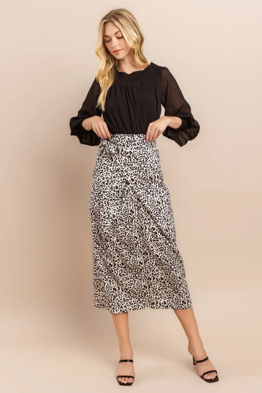 Leopard Print Skirt