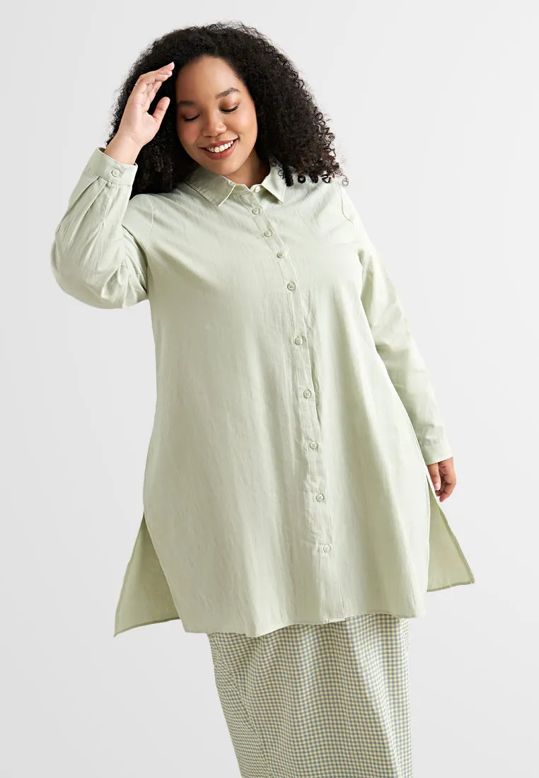 Lucetta Long Relaxed Button Shirt