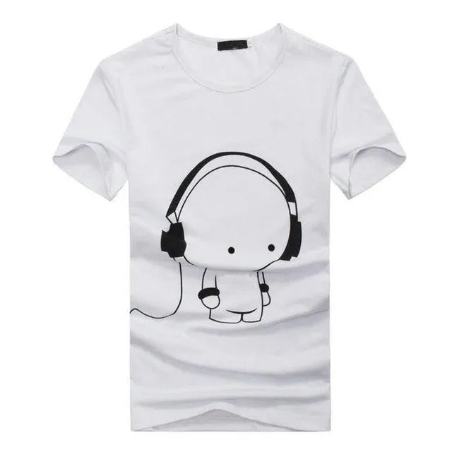 Mens Casual 3D Anime Funny T-Shirts