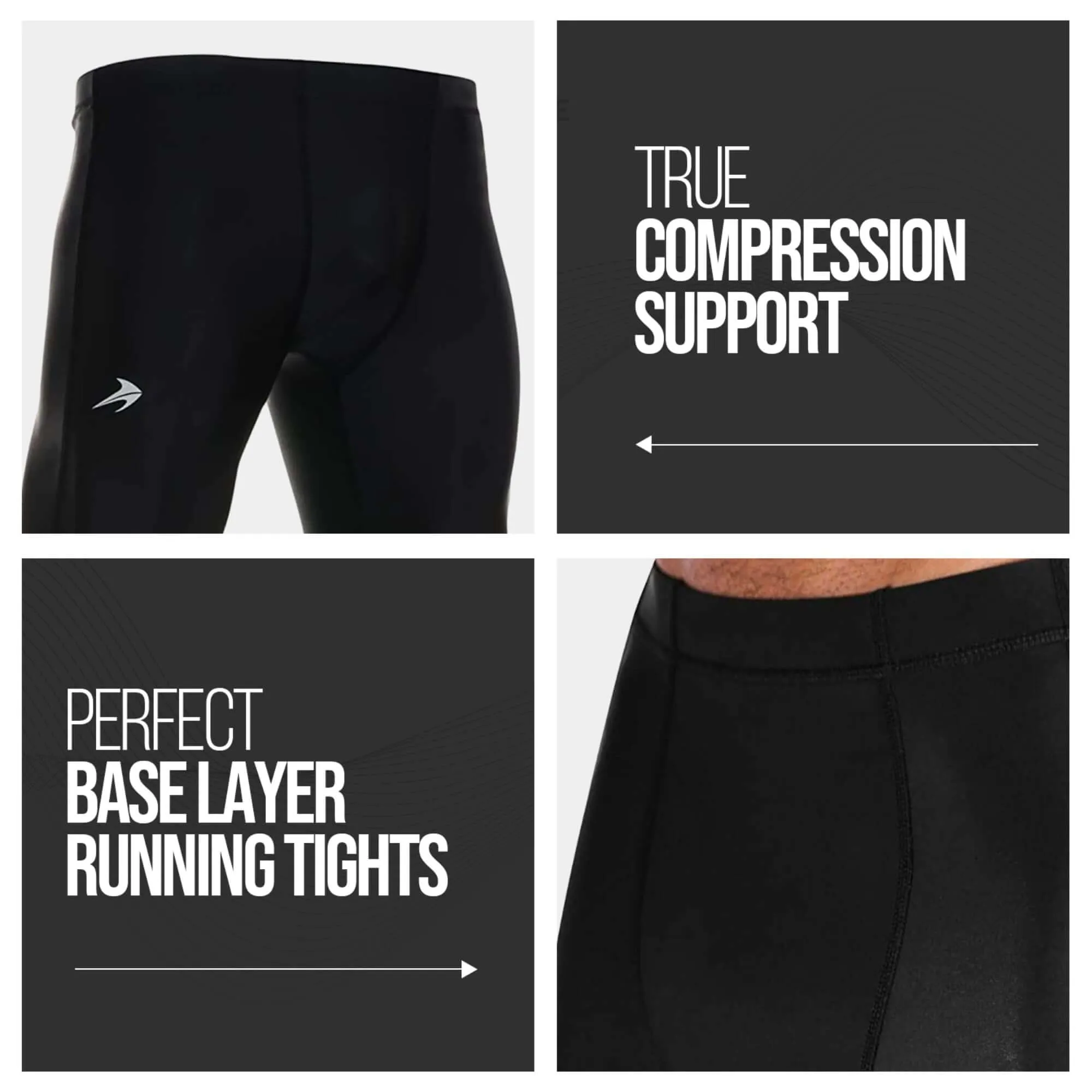 Men's Compression Pants - Black