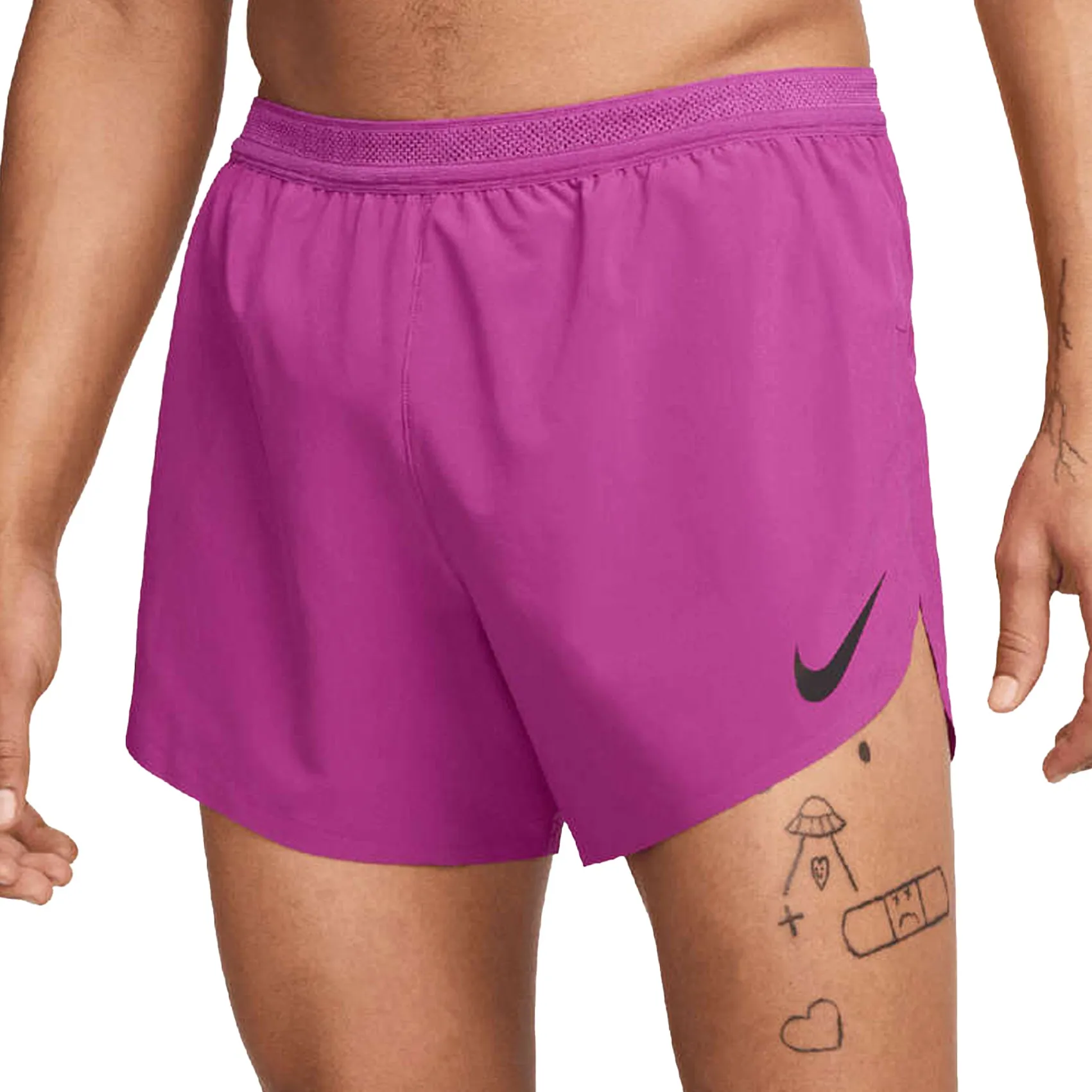 Mens Nike AeroSwift Dri-FIT ADV 4 Inch Brief-Lined Running Shorts