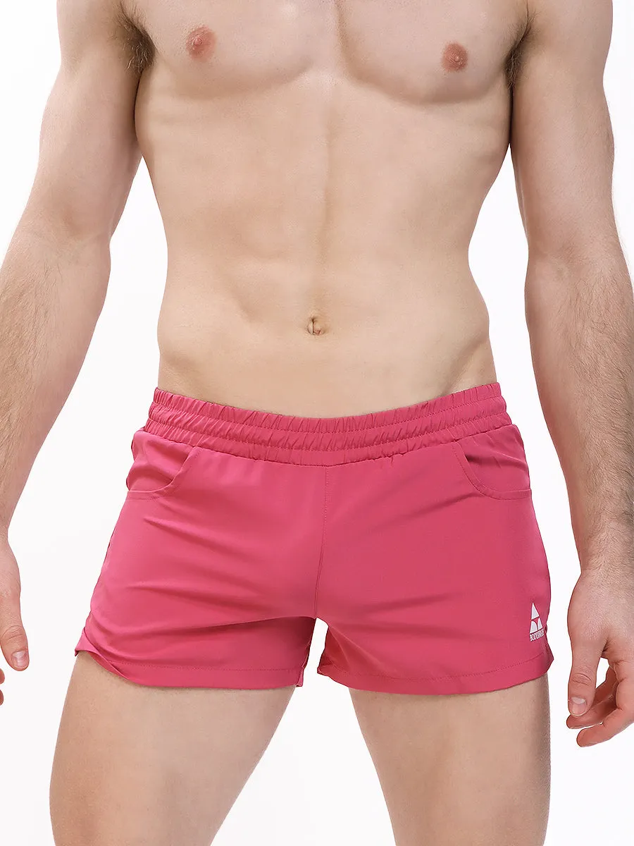 Men's Square Cut Woven Gym Short