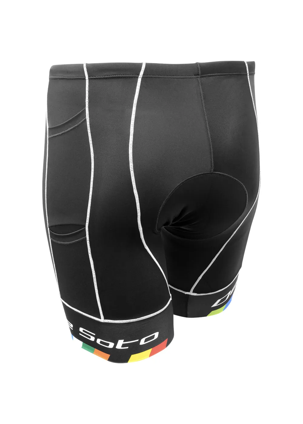 Pantalón corto de triatlón de 4 bolsillos Mobius para hombre