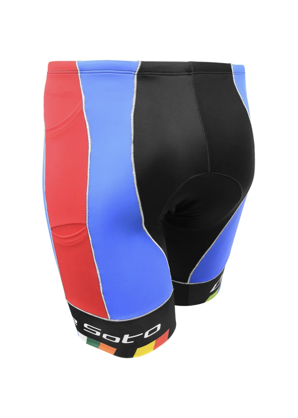 Pantalón corto de triatlón de 4 bolsillos Mobius para hombre