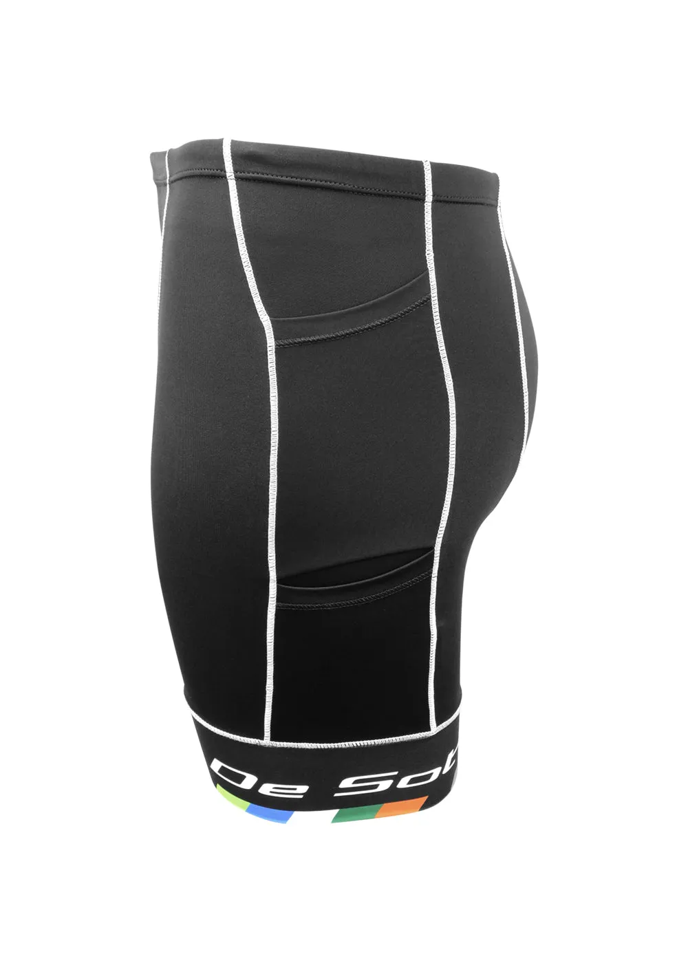 Pantalón corto de triatlón de 4 bolsillos Mobius para hombre