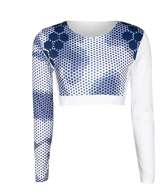 Printed sports yoga pants Yoga tops