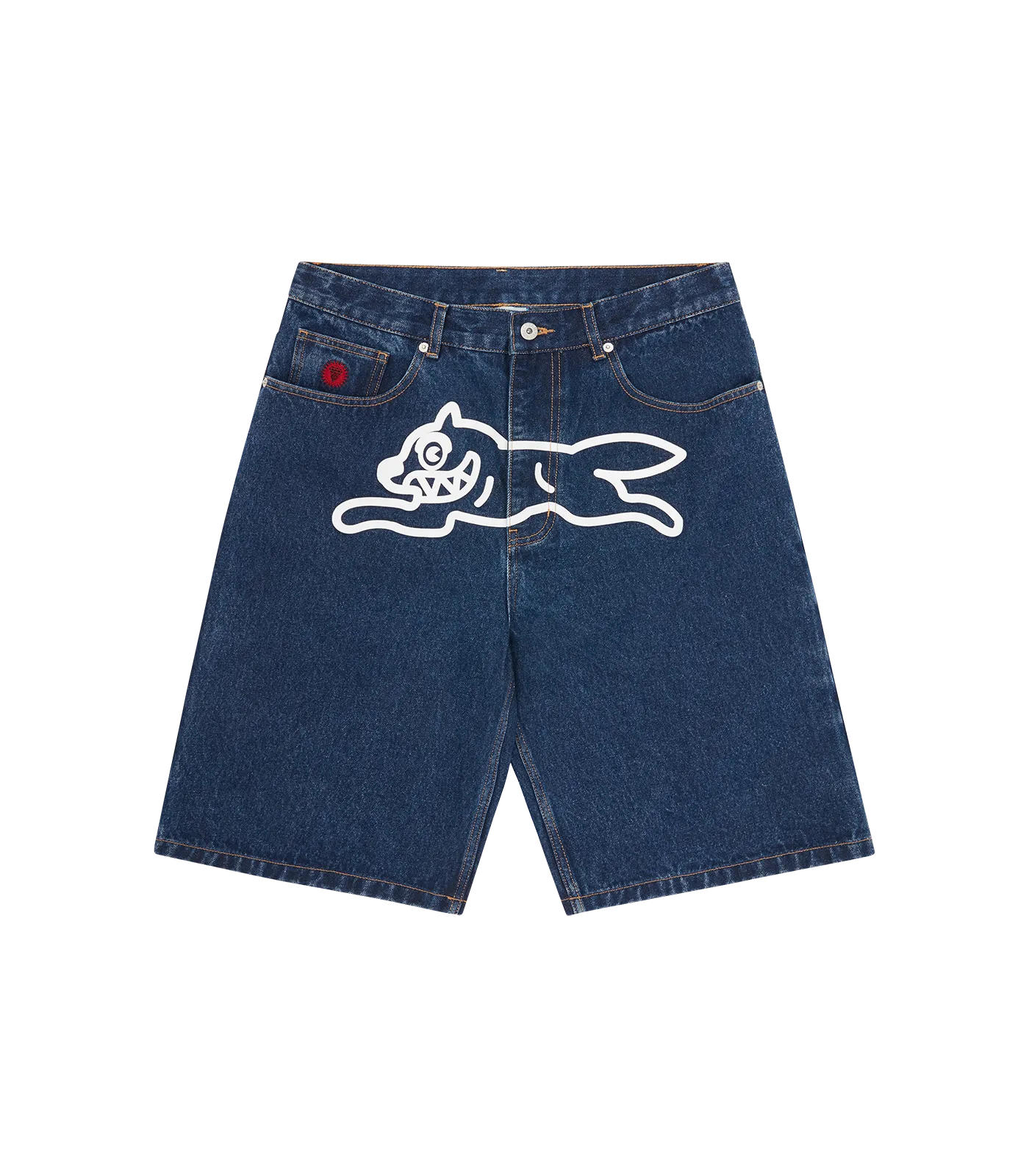 RUNNING DOG DENIM SHORTS - INDIGO