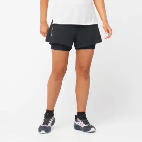 Salomon | Women's Sense 2in1 Shorts - Deep Black