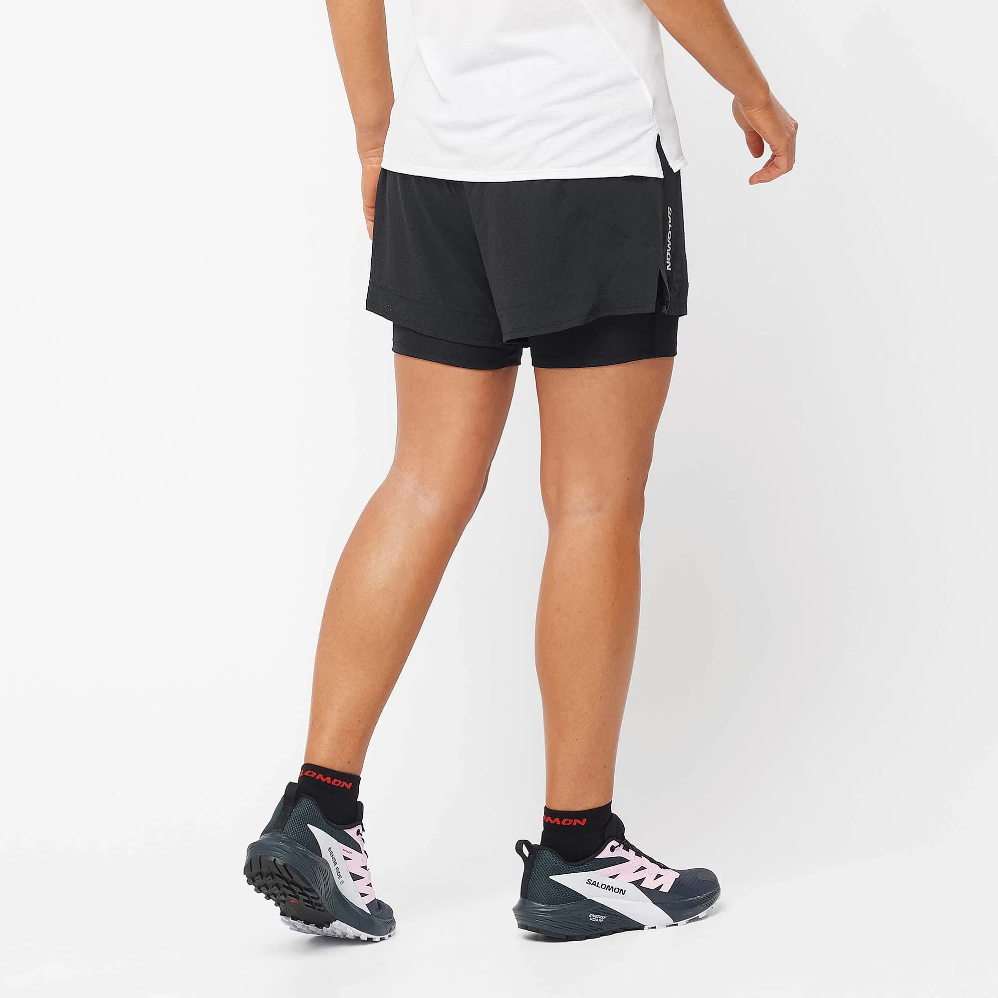 Salomon | Women's Sense 2in1 Shorts - Deep Black