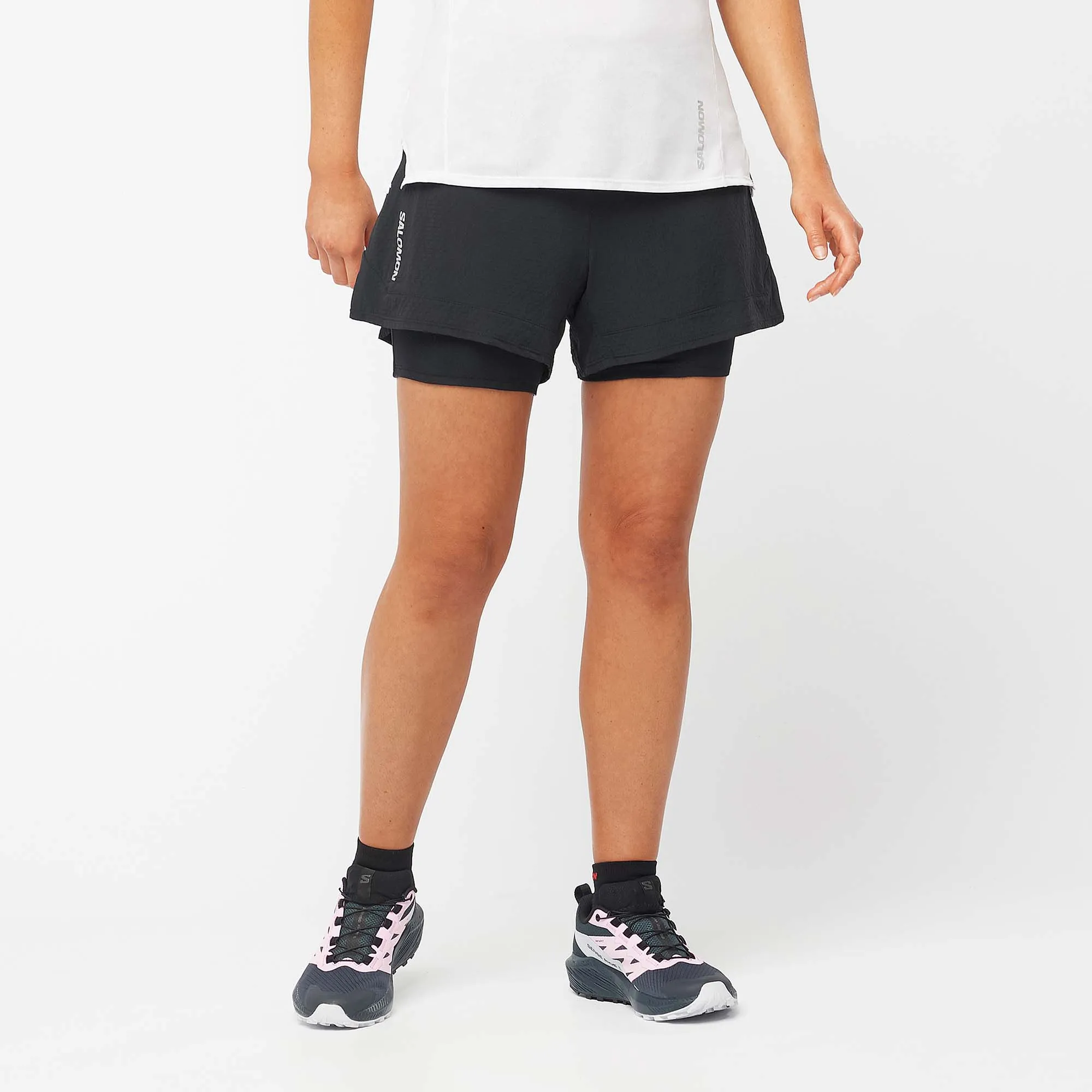 Salomon | Women's Sense 2in1 Shorts - Deep Black