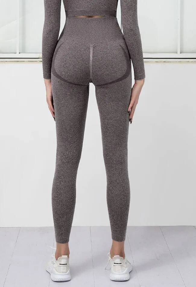 Seamless High Rise Stretchy Legging - Terry