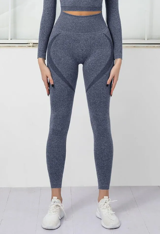 Seamless High Rise Stretchy Legging - Terry