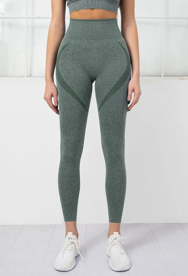 Seamless High Rise Stretchy Legging - Terry