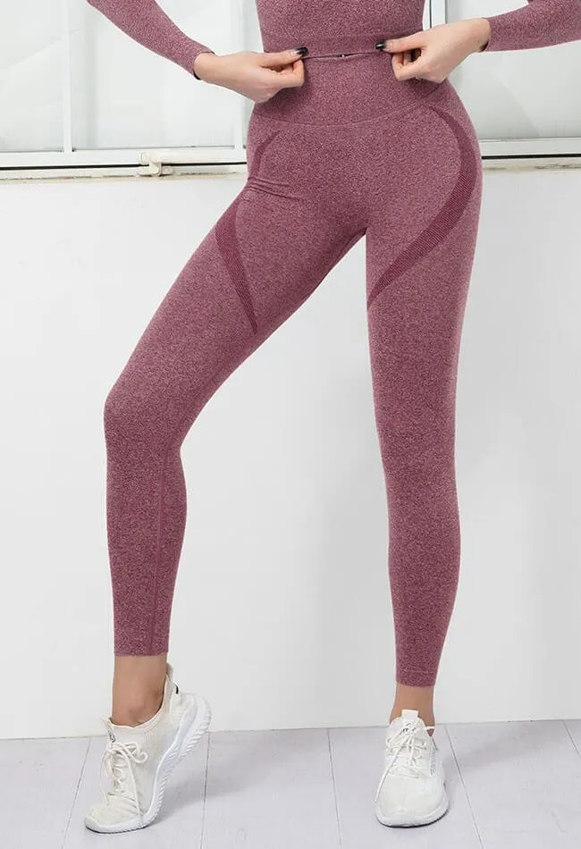 Seamless High Rise Stretchy Legging - Terry