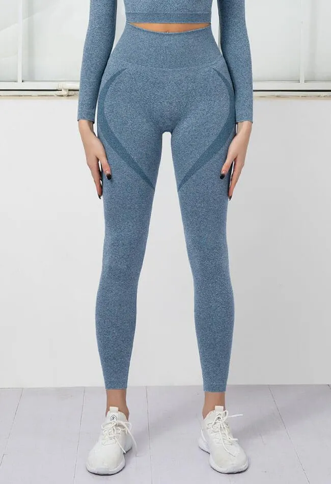 Seamless High Rise Stretchy Legging - Terry