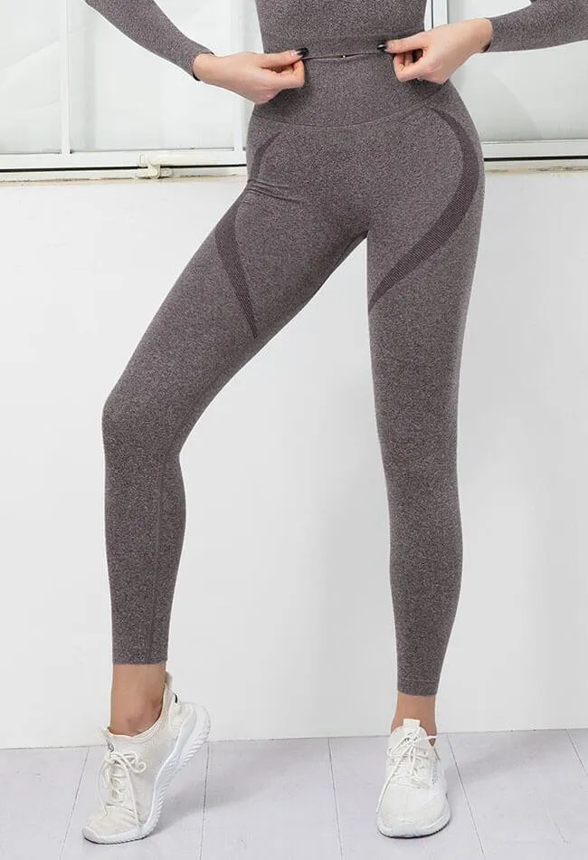 Seamless High Rise Stretchy Legging - Terry