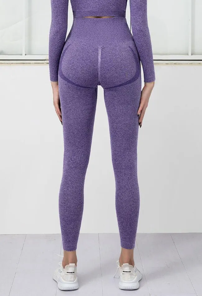 Seamless High Rise Stretchy Legging - Terry