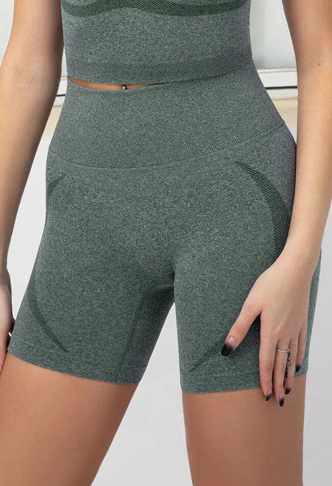 Seamless High Rise Stretchy Short - Terry