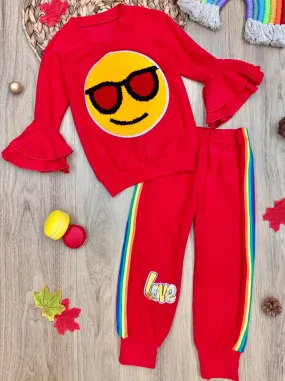 Smiley Face Jogger Set