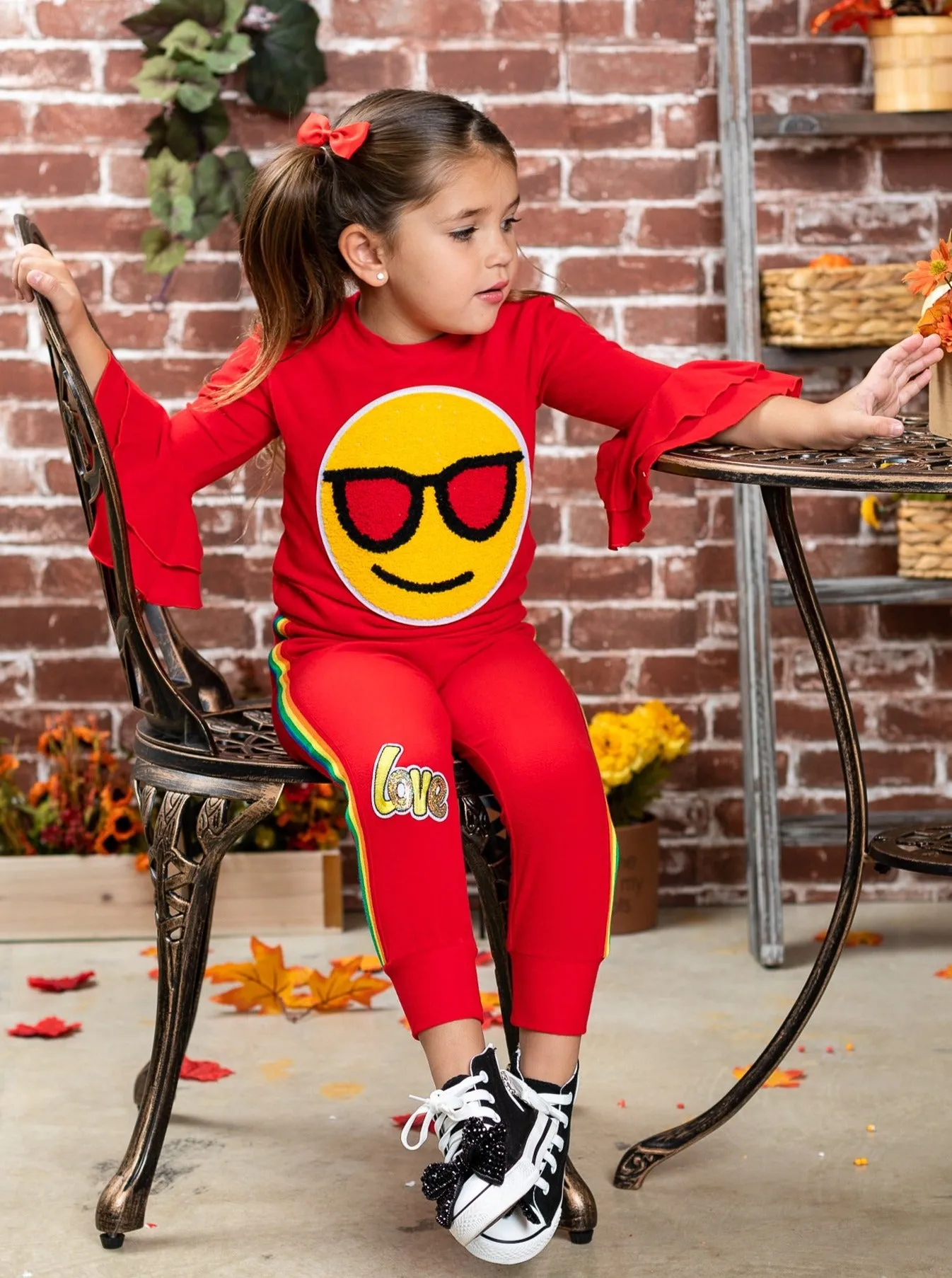 Smiley Face Jogger Set