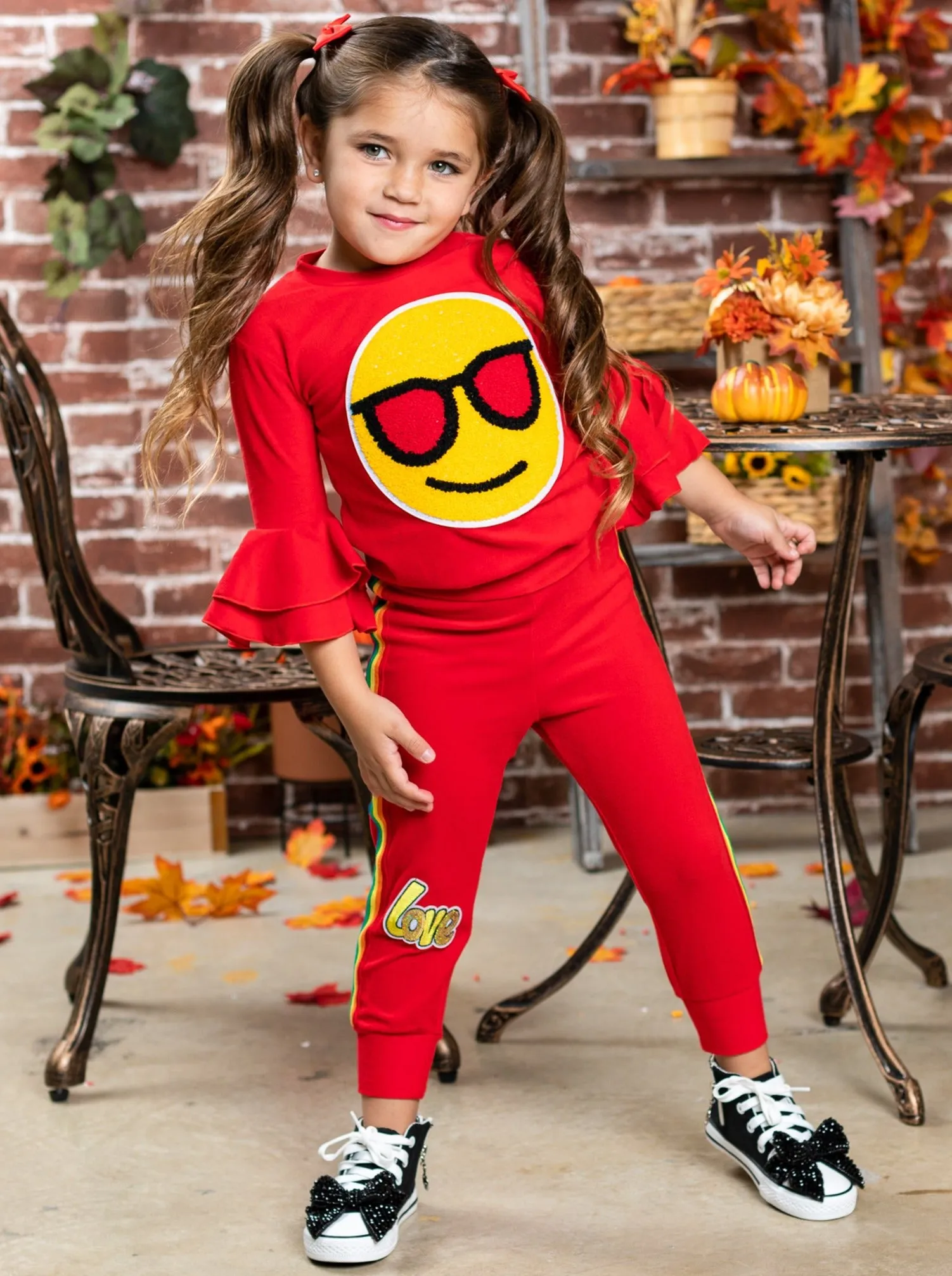 Smiley Face Jogger Set