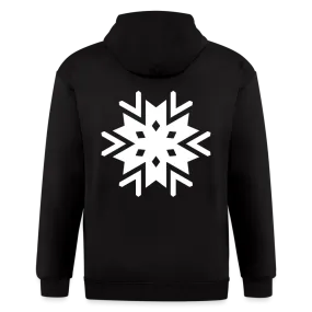 Snowflake  Zip Up Hoodie