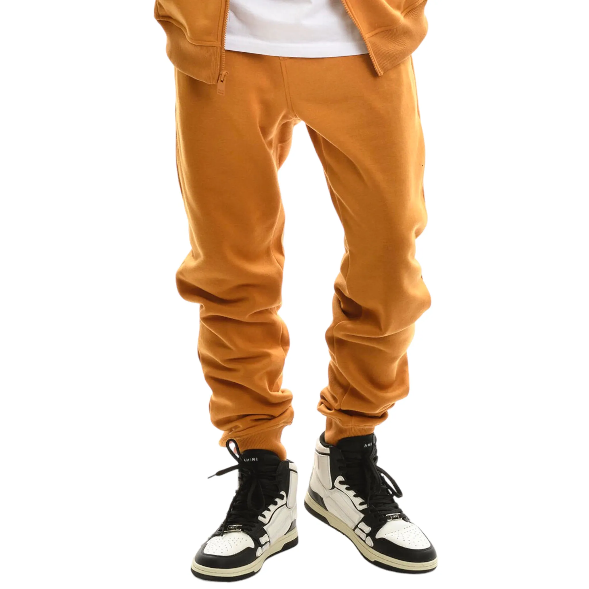 SWITCH: Solid Zip Down Fleece Jogger Set