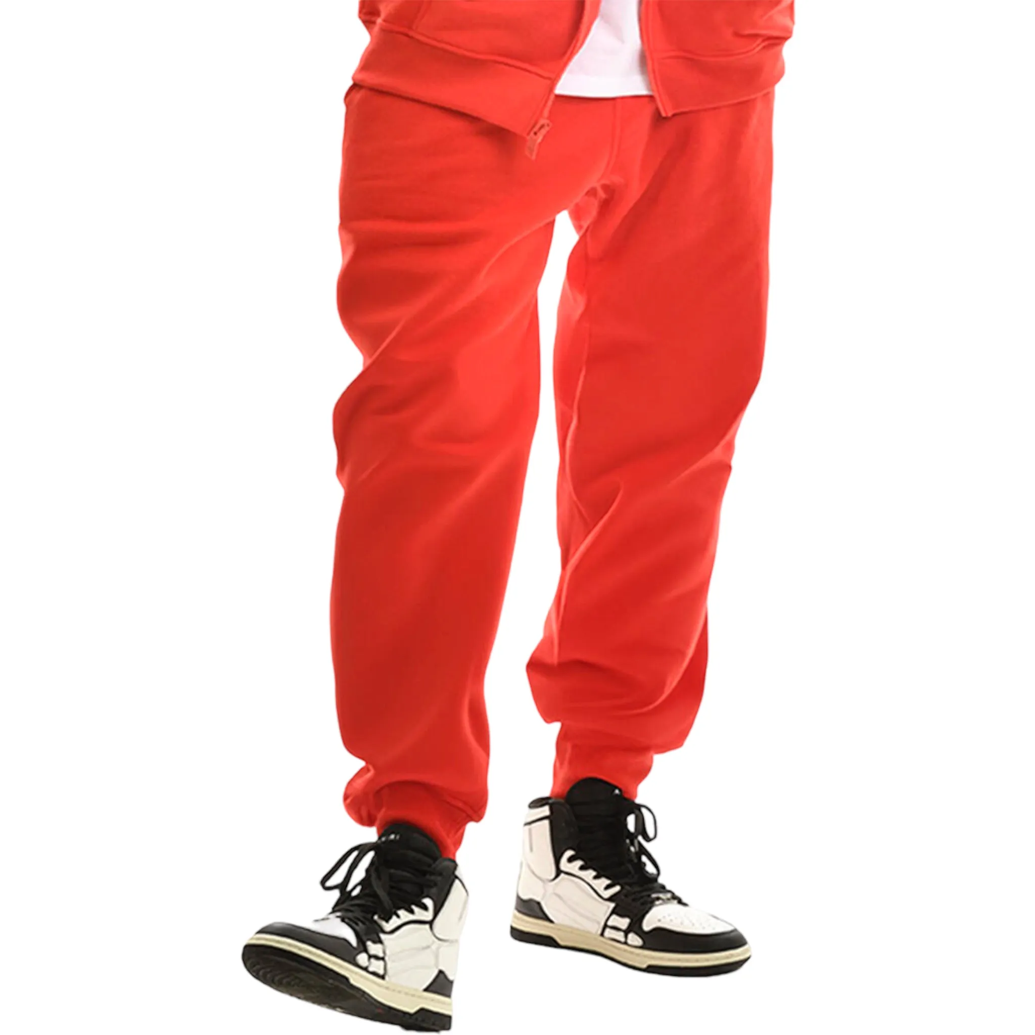 SWITCH: Solid Zip Down Fleece Jogger Set